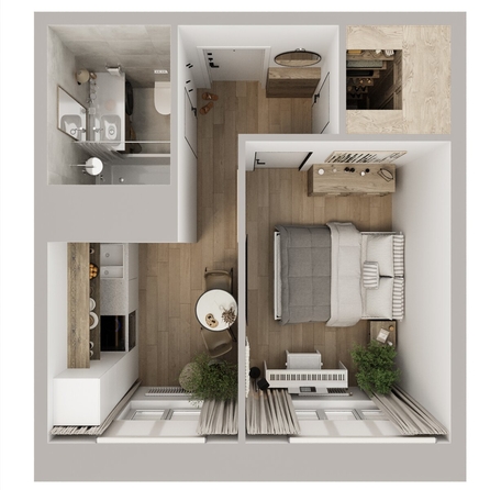 
   Продам 1-комнатную, 35.5 м², Квартал Стрижи, 3 очередь, дом 1

. Фото 1.