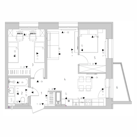 
   Продам 2-комнатную, 56.2 м², Центральная ул (Стрижи кв-л), 15

. Фото 12.