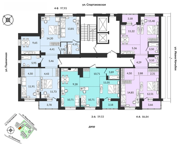 
   Продам 4-комнатную, 97.93 м², Источник, дом 1

. Фото 11.