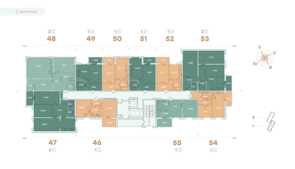 
   Продам 1-комнатную, 36.73 м², Фамилия, дом 1

. Фото 9.