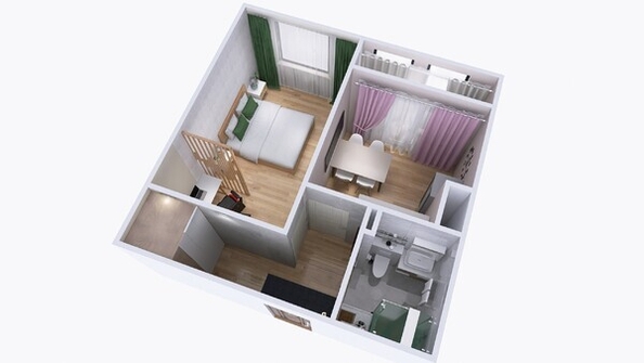 
   Продам 1-комнатную, 40.44 м², Юго-Западный, дом 17

. Фото 7.
