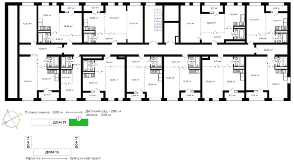 
   Продам 1-комнатную, 37.9 м², Юго-Западный, дом 17

. Фото 10.