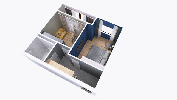 
  Продается 1-комн. квартира, 37.83 м², ЖК Юго-Западный, дом 17
. Фото 7.