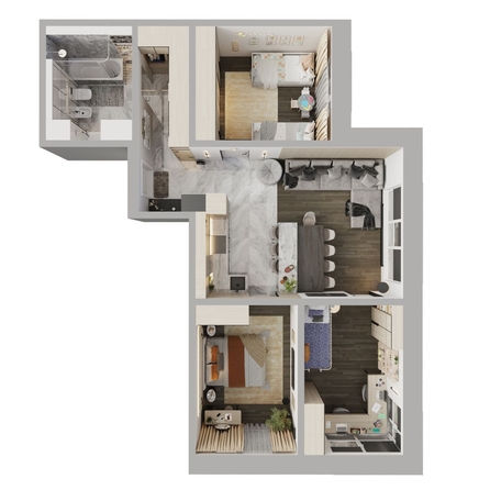 
   Продам 4-комнатную, 85.1 м², Култукская ул, 16

. Фото 1.