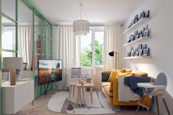 
  Продается 2-комн. квартира, 43.6 м², ЖК Квартал Стрижи, 3 очередь, дом 2
. Фото 4.