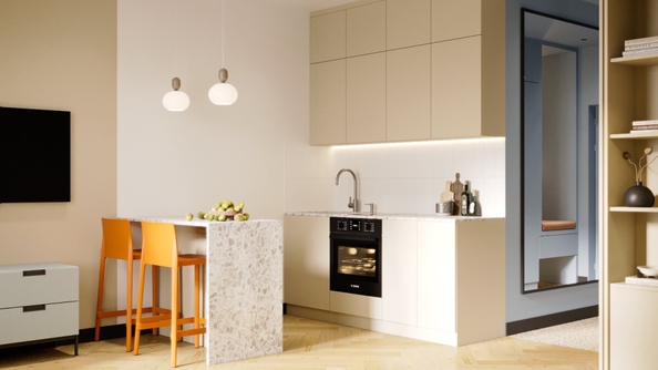 
  Продается 1-комн. квартира, 25.7 м², ЖК Квартал Стрижи, 3 очередь, дом 1
. Фото 3.