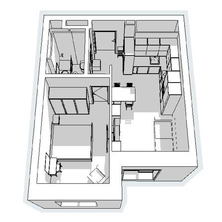 
  Продается 1-комн. квартира, 44 м², ЖК Квартал Стрижи, 2 очередь
. Фото 9.