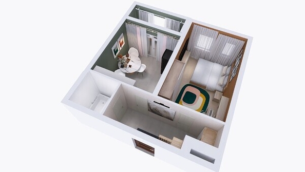 
  Продается 1-комн. квартира, 44.23 м², ЖК Юго-Западный, дом 17
. Фото 8.