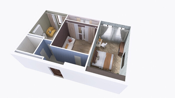 
  Продается 2-комн. квартира, 60.56 м², ЖК Юго-Западный, дом 17
. Фото 10.