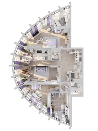
  Продается 4-комн. квартира, 175.67 м², ЖК Звезды, дом 1
. Фото 2.