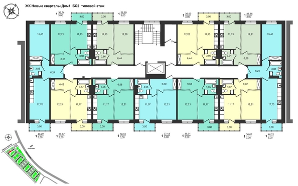 
  Продается 1-комн. квартира, 36.91 м², ЖК Новые кварталы, дом 1
. Фото 2.