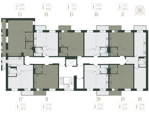 
  Продается 1-комн. квартира, 36.69 м², ЖК Новые кварталы, дом 1
. Фото 1.