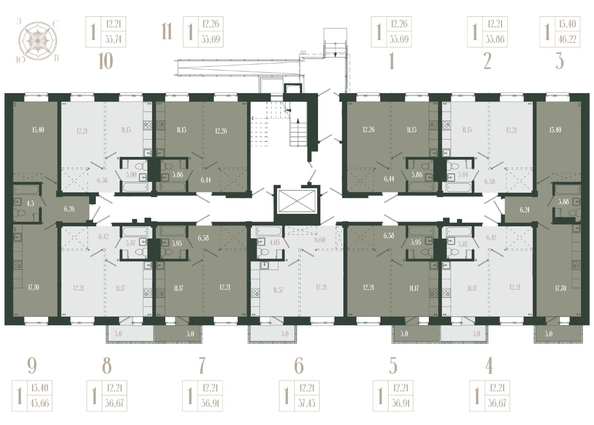 
  Продается 1-комн. квартира, 33.69 м², ЖК Новые кварталы, дом 2
. Фото 1.