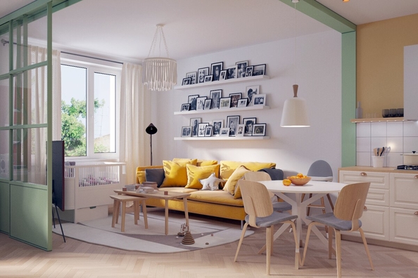 
  Продается 2-комн. квартира, 43.3 м², ЖК Квартал Стрижи, 3 очередь, дом 2
. Фото 5.