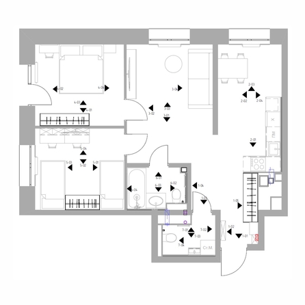 
  Продается 3-комн. квартира, 71 м², ЖК Квартал Стрижи, 2 очередь
. Фото 19.