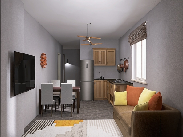 
  Продается 1-комн. квартира, 49.54 м², ЖК Юго-Западный, дом 17
. Фото 3.