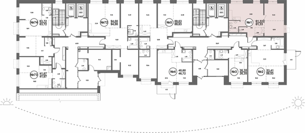
  Продается 2-комн. квартира, 61.34 м², ЖК СОЮЗ ПРИОРИТИ МАХ, д. 4
. Фото 6.