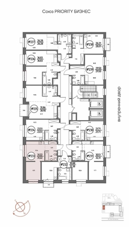 
  Продается 1-комн. квартира 31.22 м², в ЖК СОЮЗ ПРИОРИТИ МАХ, д. 4. Фото 2.