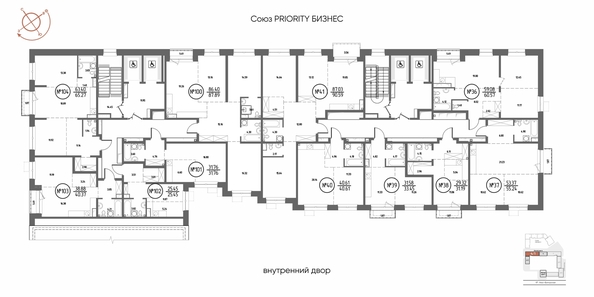 
  Продается 3-комн. квартира 90.59 м², в ЖК СОЮЗ ПРИОРИТИ МАХ, д. 4. Фото 2.