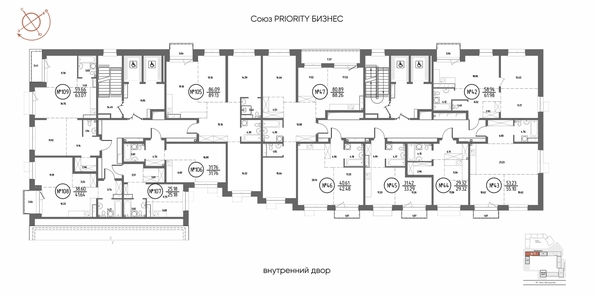 
  Продается 3-комн. квартира 88.26 м², в ЖК СОЮЗ ПРИОРИТИ МАХ, д. 4. Фото 2.