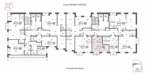 
  Продается 1-комн. квартира 33.29 м², в ЖК СОЮЗ ПРИОРИТИ МАХ, д. 4. Фото 1.