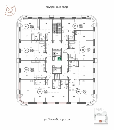 
  Продается 2-комн. квартира 63.83 м², в ЖК СОЮЗ ПРИОРИТИ МАХ, д. 3. Фото 2.