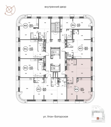 
  Продается 3-комн. квартира, 95.69 м², ЖК СОЮЗ ПРИОРИТИ МАХ, д. 3
. Фото 3.