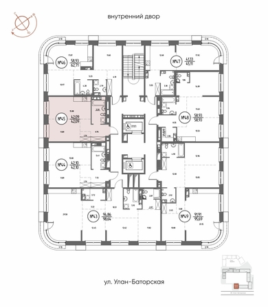 
  Продается 1-комн. квартира, 42.09 м², ЖК СОЮЗ ПРИОРИТИ МАХ, д. 3
. Фото 3.
