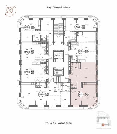 
  Продается 3-комн. квартира 95.27 м², в ЖК СОЮЗ ПРИОРИТИ МАХ, д. 3. Фото 3.