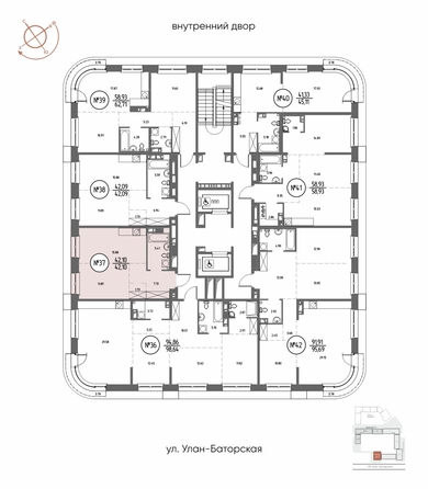 
  Продается 1-комн. квартира 42.1 м², в ЖК СОЮЗ ПРИОРИТИ МАХ, д. 3. Фото 3.