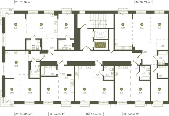 
  Продается 1-комн. квартира, 44.3 м², ЖК Верба
. Фото 1.