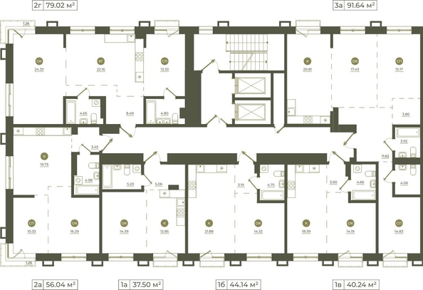 
  Продается 2-комн. квартира, 56.04 м², ЖК Верба
. Фото 1.