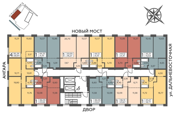 
  Продается 1-комн. квартира 44.12 м², в ЖК Салют. Фото 3.