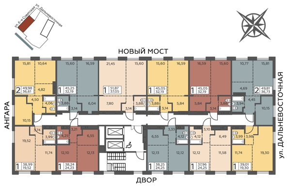 
  Продается 1-комн. квартира 51.87 м², в ЖК Салют. Фото 3.