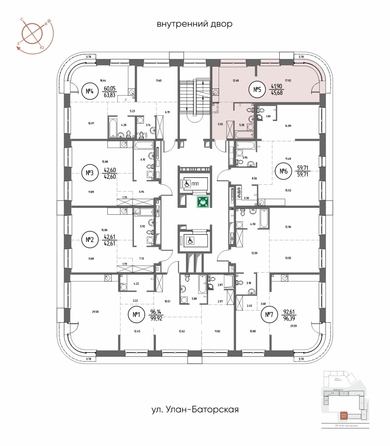 
  Продается 1-комн. квартира 45.68 м², в ЖК СОЮЗ ПРИОРИТИ МАХ, д. 3. Фото 2.