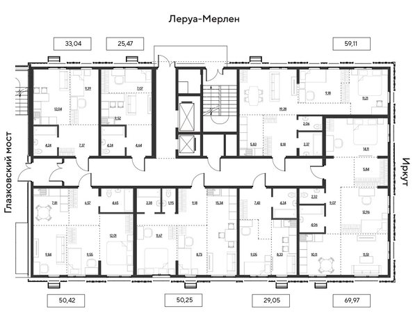 
  Продается 3-комн. квартира 50.42 м², в ЖК Затон, блок-секция 3. Фото 14.