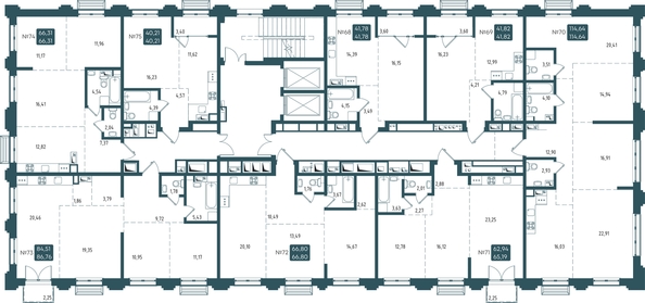 
  Продается 3-комн. квартира 86.72 м², в ЖК Бродский, 1-я очередь. Фото 1.