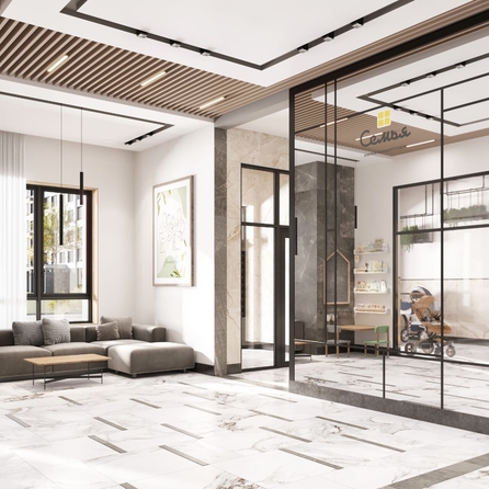 
  Продается 1-комн. квартира 46.74 м², в ЖК Семья, 3 очередь, б/с 5. Фото 4.