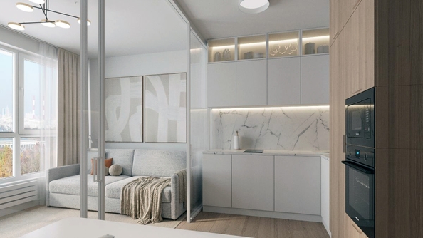 
  Продается 1-комн. квартира 25.7 м², в ЖК Стрижи Сити, блок-секции 6,7. Фото 4.