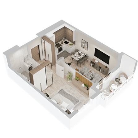 
  Продается 1-комн. квартира 43.38 м², в  ЖиВой комплекс на Кузьмихе. Фото 1.