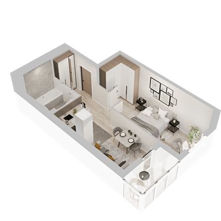
  Продается 1-комн. квартира 36.3 м², в  ЖиВой комплекс на Кузьмихе. Фото 1.
