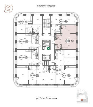 
  Продается 2-комн. квартира 58.93 м², в ЖК СОЮЗ ПРИОРИТИ МАХ, д. 3. Фото 1.