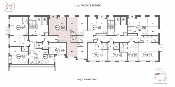 
  Продается 3-комн. квартира 87.78 м², в ЖК СОЮЗ ПРИОРИТИ МАХ, д. 4. Фото 9.
