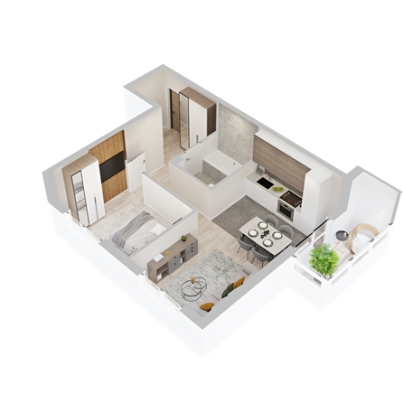 
  Продается 1-комн. квартира 46.54 м², в  ЖиВой комплекс на Кузьмихе. Фото 1.