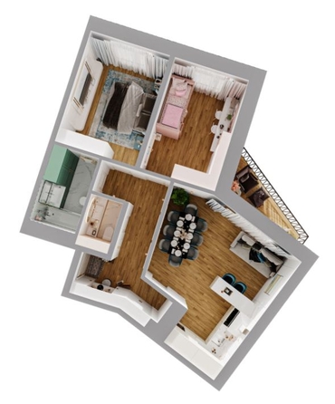 
  Продается 2-комн. квартира 79.7 м², в ЖК Квартал Стрижи, 2 очередь. Фото 1.
