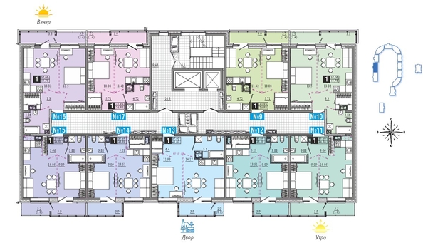 
  Продается 1-комн. квартира 36.58 м², в ЖК Первый Ленинский квартал, Дом 6. Фото 20.