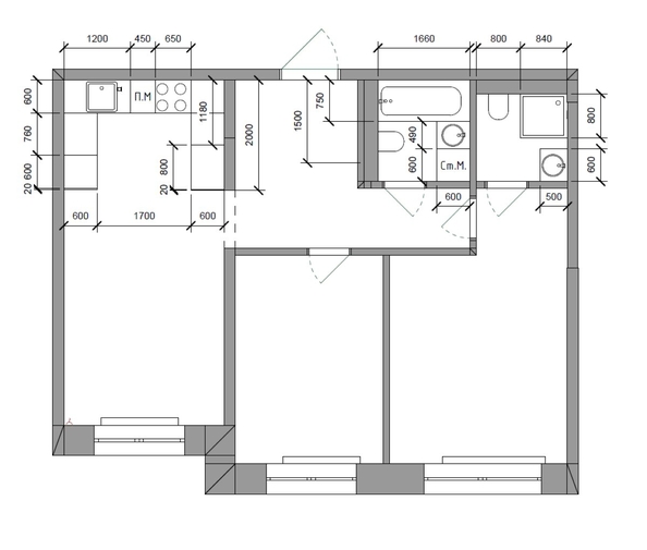 
  Продается 3-комн. квартира 53.4 м², в ЖК Стрижи Сити, блок-секции 8,9. Фото 2.
