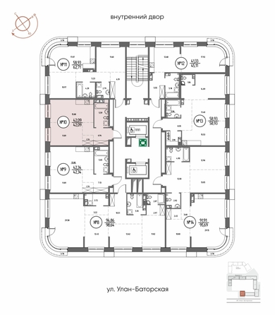 
  Продается 1-комн. квартира 42.09 м², в ЖК СОЮЗ ПРИОРИТИ МАХ, д. 3. Фото 10.