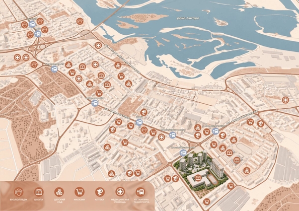 
  Продается 1-комн. квартира 43.13 м², в ЖК ЛЕРМОНТОВ ПАРК, дом 1. Фото 3.