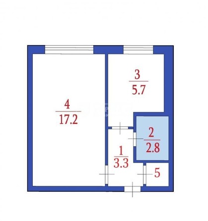 
   Продам 1-комнатную, 33 м², Тухачевского (Базис) тер, 8

. Фото 2.